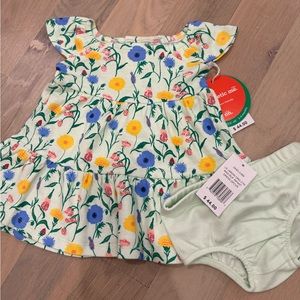 Magnetic me dress organic cotton with diaper cover